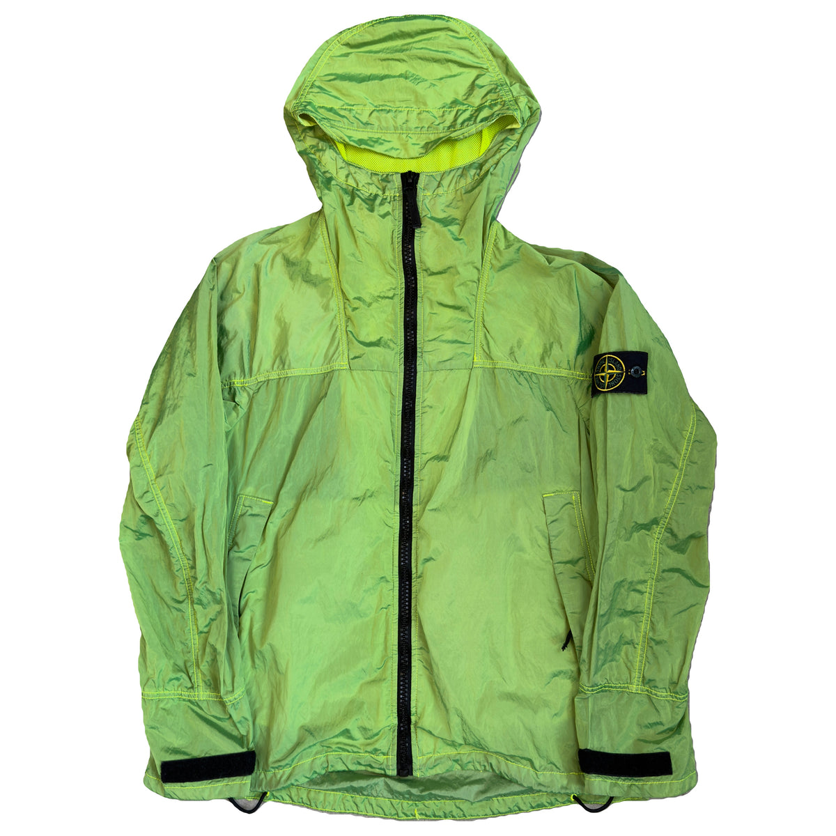 Stone Island SS/19 Nylon Metal Watro Jacket In Green (L) | Green, Green