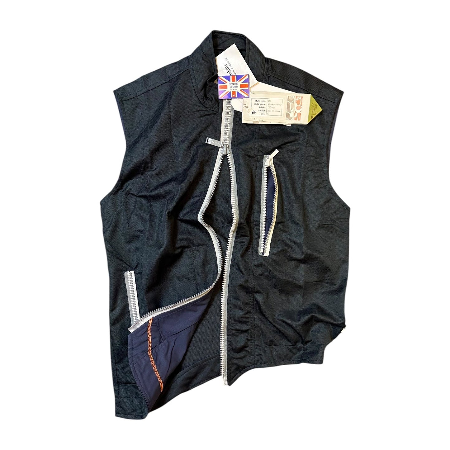 Vintage Maharishi Navy CoolMax Gilet Jacket