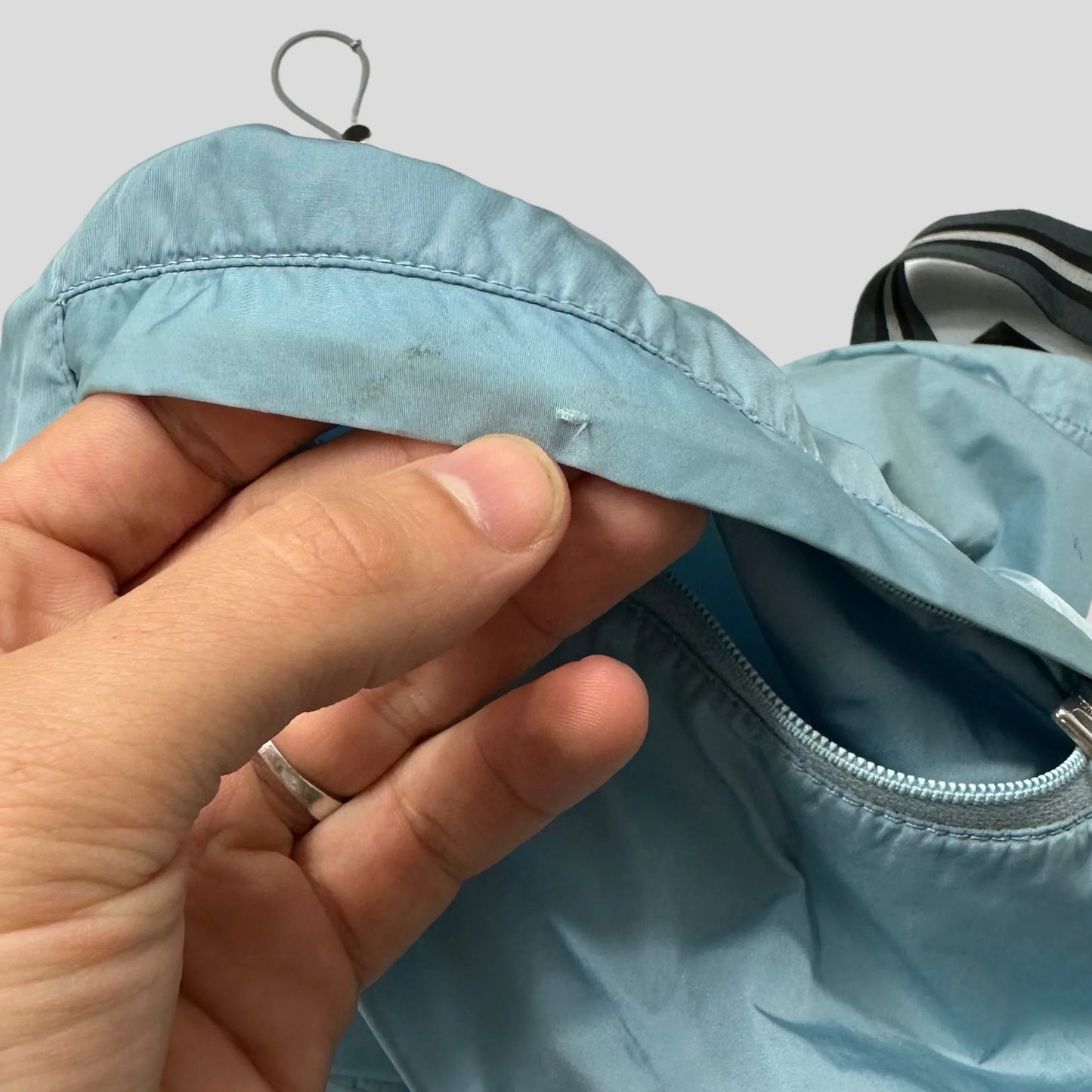 Prada Sport Early 00’s Baby Blue Nylon Slingbag