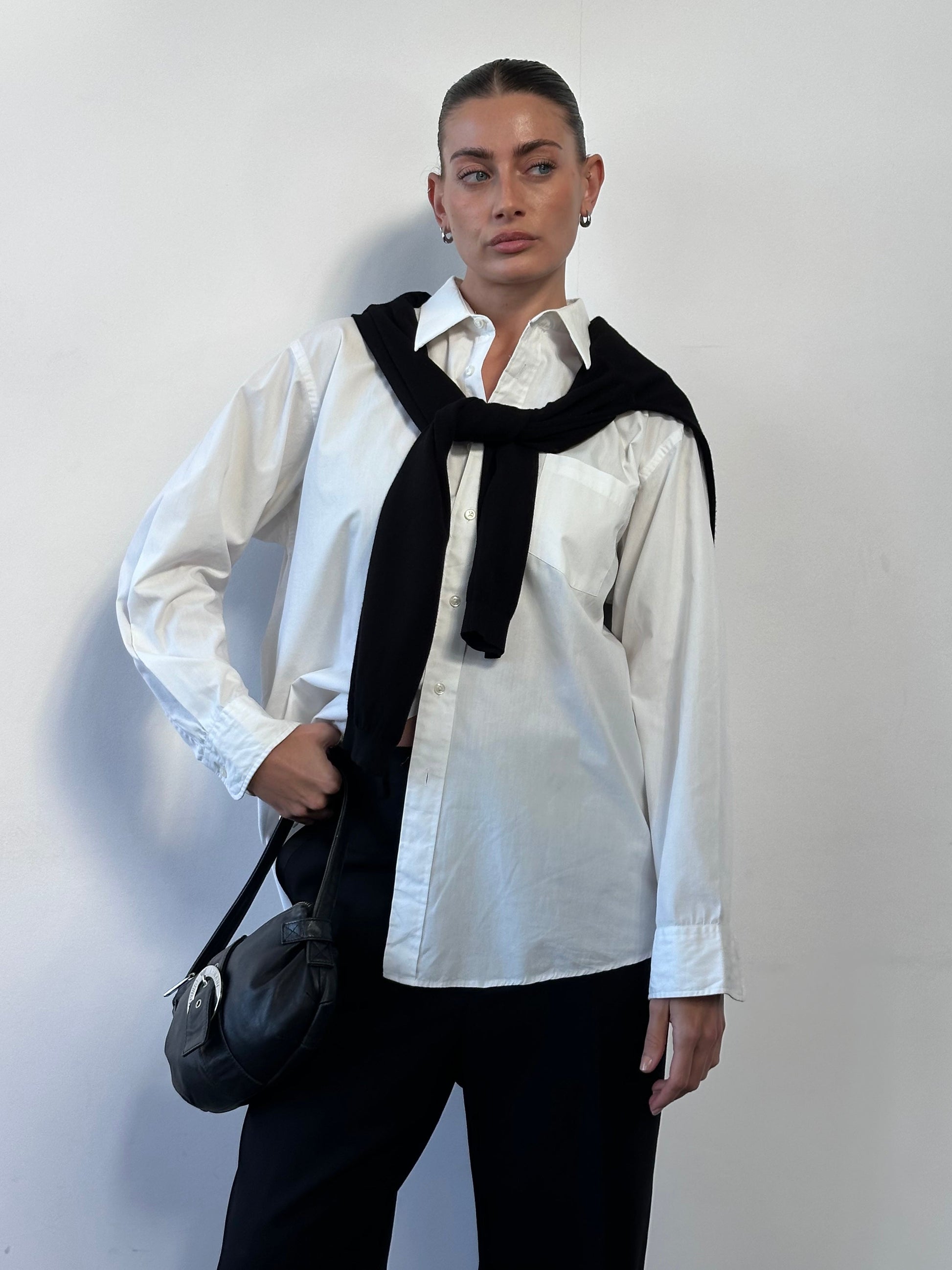 christian dior monsieur dress shirt Chez Moi Mens Dior Button Up VTG Christian Dior Monsieur Dress Shirt Mens 17 32/33