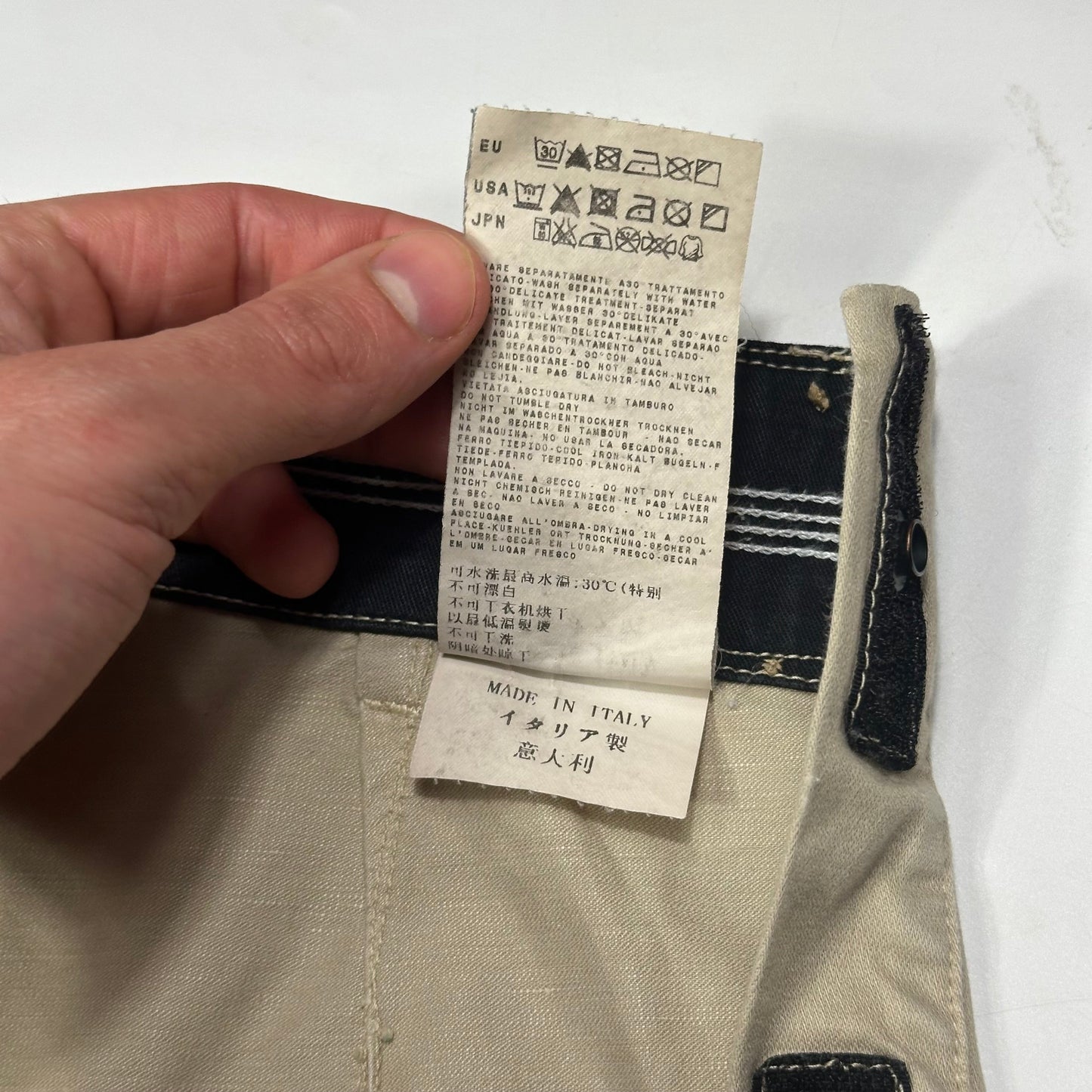 Stone Island 2006 Baggy Parachute Cargo Trousers - IT54 | Default Title, Beige