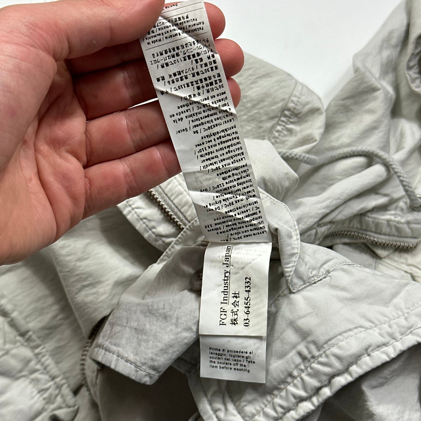 CP Company Nylon Shimmer Goggle Lens Windbreaker Jacket - IT50 | Default Title, Grey