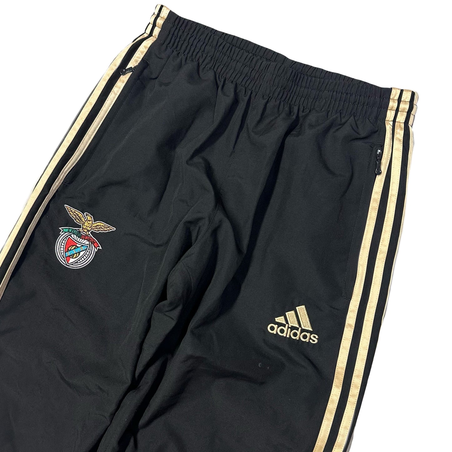 Adidas 2009/10 Benfica Tracksuit In Red & Black ( S )