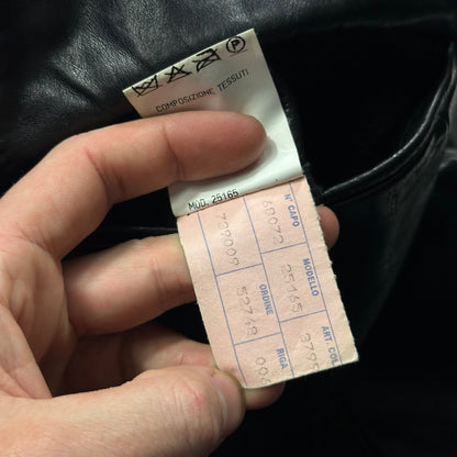 Dolce & Gabbana 00’s Leather Matrix Trench Coat Jacket - IT48 (M/L)