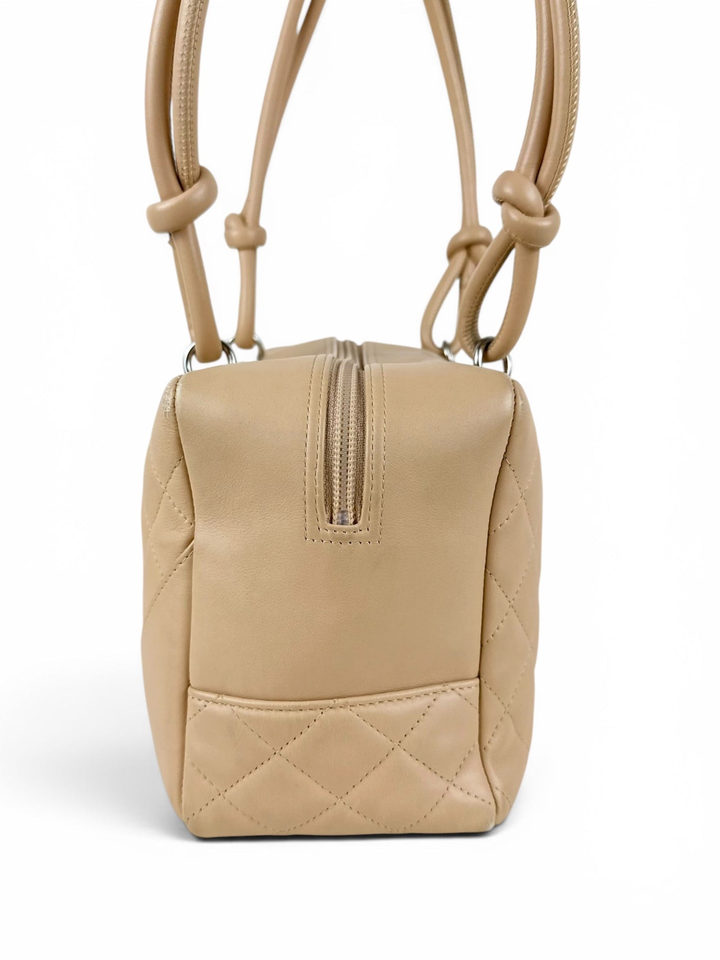 2005 Chanel Cambon Leather Bowling Handbag | O/S, Multicoloured