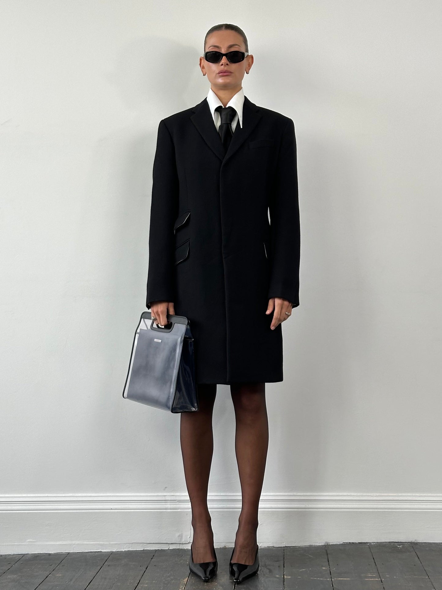 Dolce & Gabbana D&G Pure Wool Single Breasted Coat - M