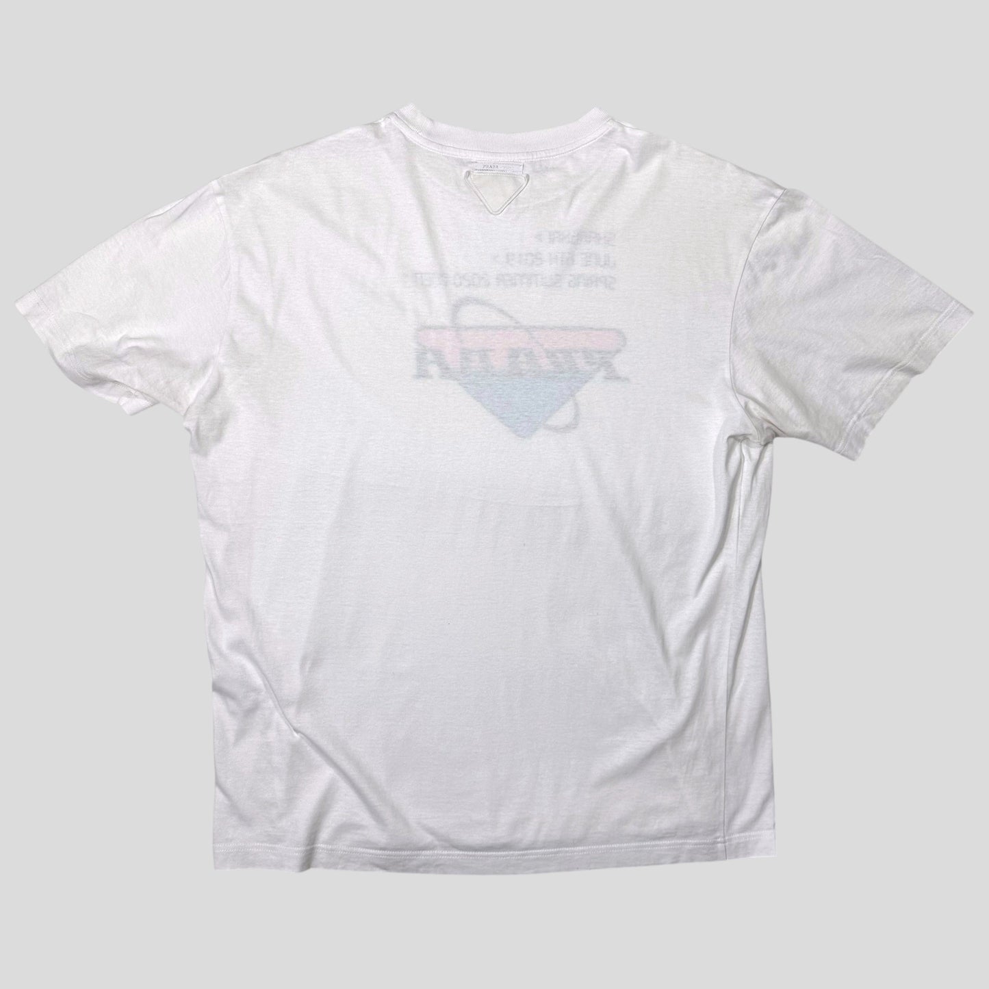 Prada 2020 Shanghai Store Opening Triangle Graphic T-shirt - M/L | Default Title, Red