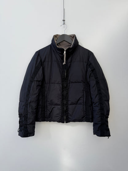 C.P. Company Donna AW04 Reversible Goose Down Puffer Jacket | Small, Black, Taupe