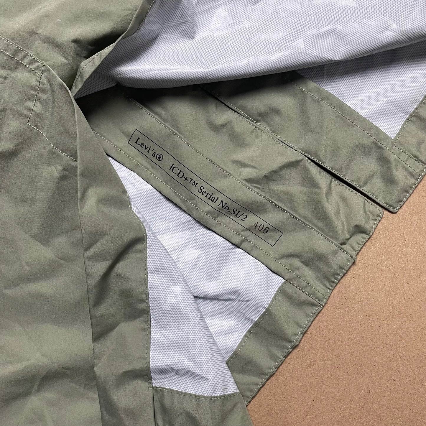 2000 Light Olive Green Massimo Osti x Levi’s ICD x Phillips Software Transformable Vest