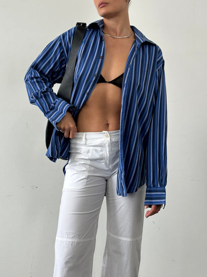 Max Mara Weekend Cotton Cargo Low Waist Trousers - W28