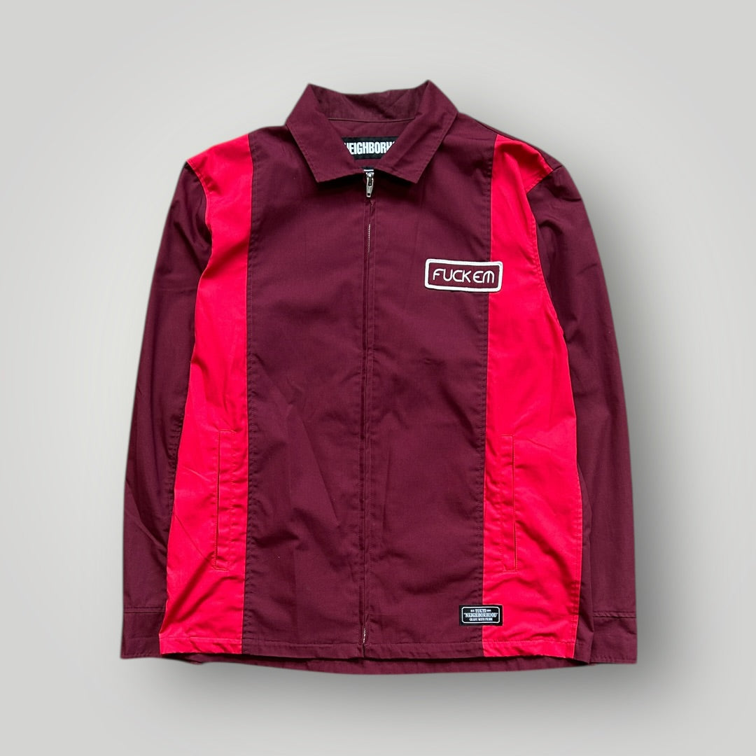 Neighbourhood 'Fu*k Em' Coach Jacket L | Default Title, Red