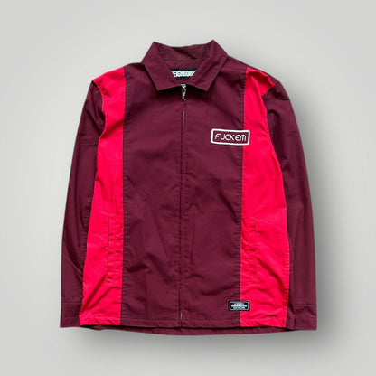 Neighbourhood 'Fu*k Em' Coach Jacket L | Default Title, Red