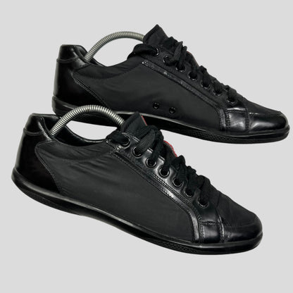 Prada Sport Leather & Nylon Low Trainer - UK9