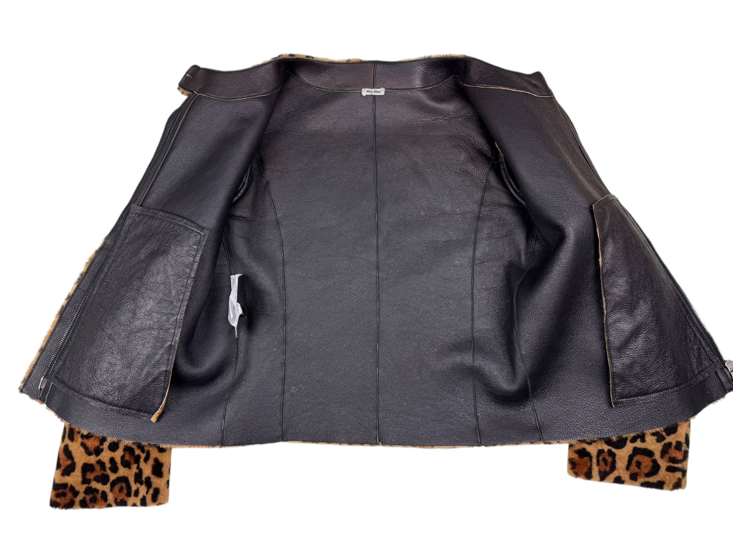 Miu Miu Automne 2010 shearling leopard jacket