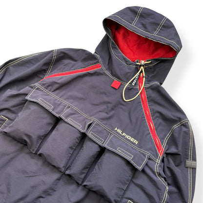 2000's Tommy Hilfiger Asymmetric Cargo Pocket Jacket (L) | Default Title, Multicoloured