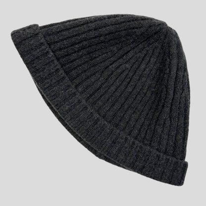 Prada Sport 00’s Grey Ribbed Fisherman’s Beanie - OS