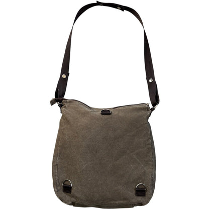 DKNY 00’s Canvas Multipocket Messenger Bag | O/S, Brown