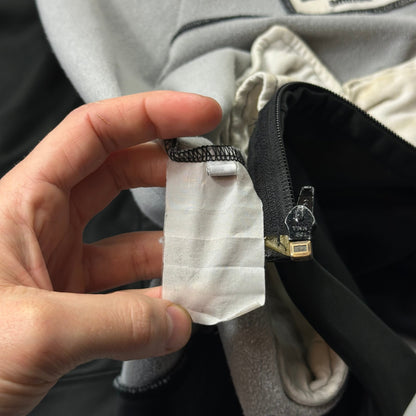 Stone Island AW04 Denims Spellout Logo Black Track Jacket - L | Default Title, Multicoloured