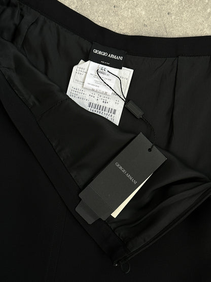 Giorgio Armani SS2023 Pure Silk Split Front A-Line Maxi Skirt - W26