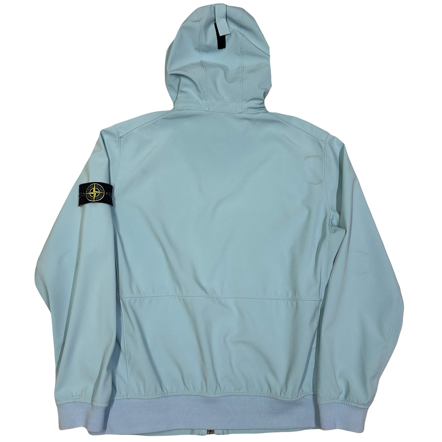Stone Island Soft Shell Jacket In Baby Blue ( XXL )