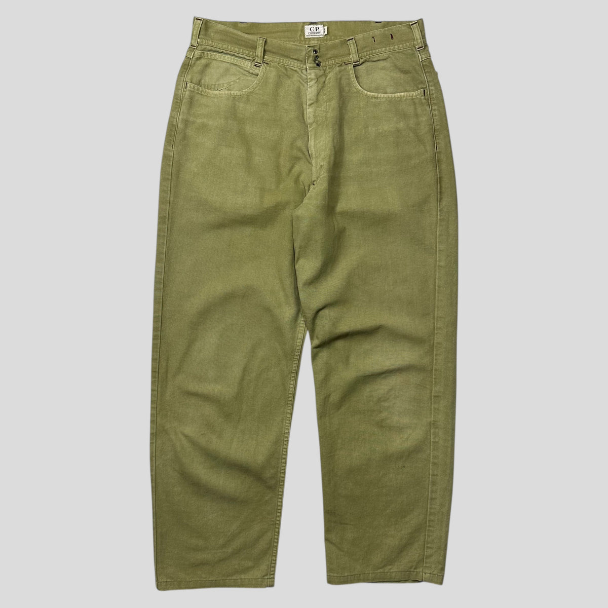CP Company SS 1992 Ideas By Massimo Osti Green Logo Trousers - 31 | W31