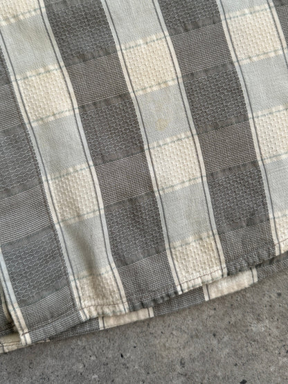 Armani Jeans 1990s Check Flannel Logo Shirt - XXL