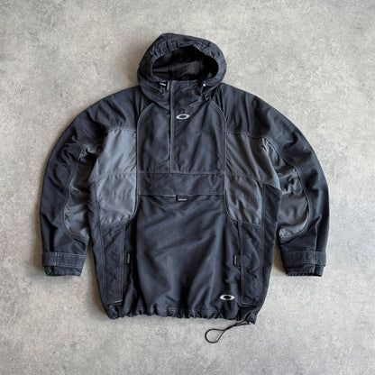 Oakley Software RARE 2000s 1/2 zip waterproof technical pullover jacket (M)