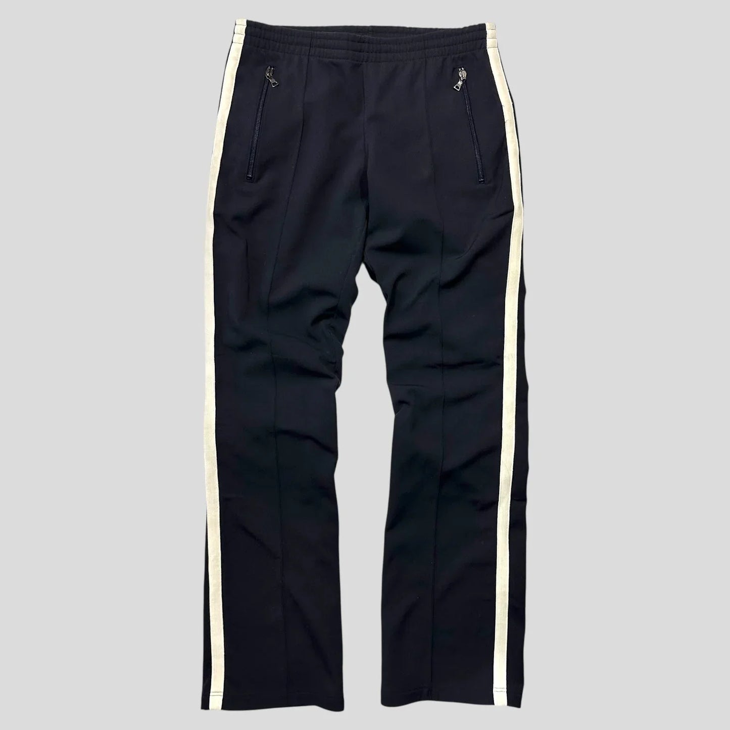 Prada Sport 00’s Polyester Ribbed Stripe Tracksuit Bottoms - M