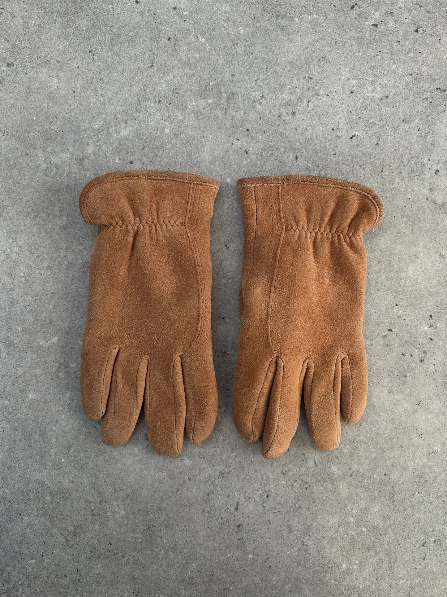 Vintage Suede Gloves - L/XL