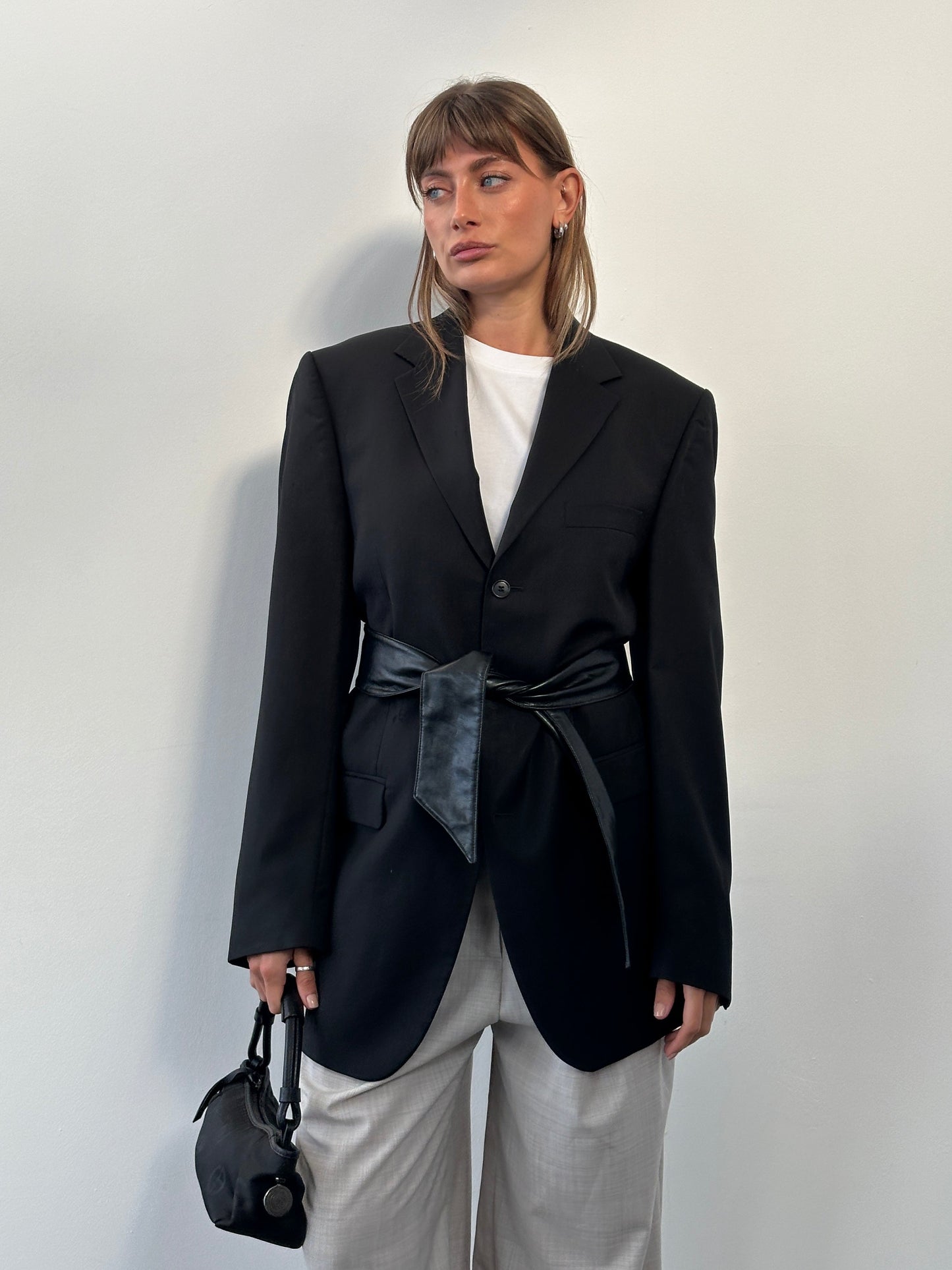 Yves Saint Laurent Pour Homme 1990s Pure Wool Single Breasted Blazer - 40L/XL