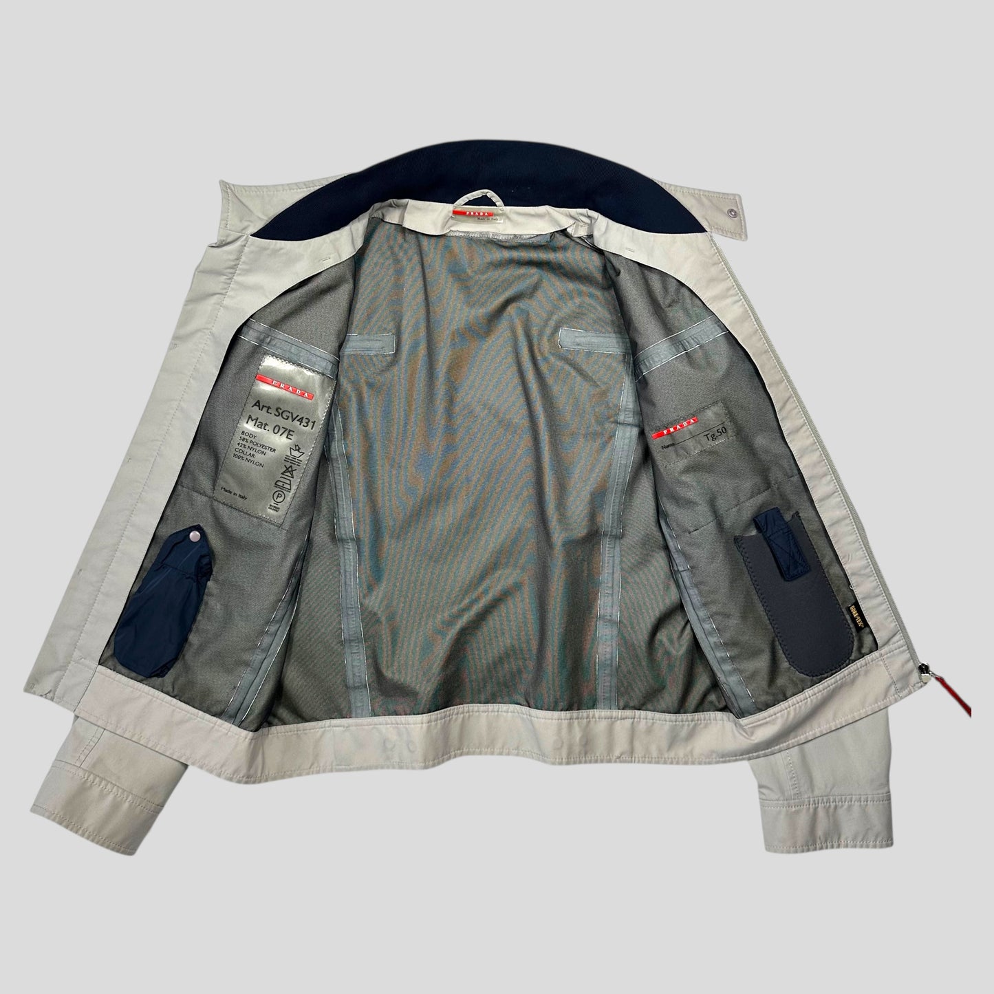 Prada Sport SS00 Goretex Moto Jacket with Neoprene Multipockets - IT50 (M)