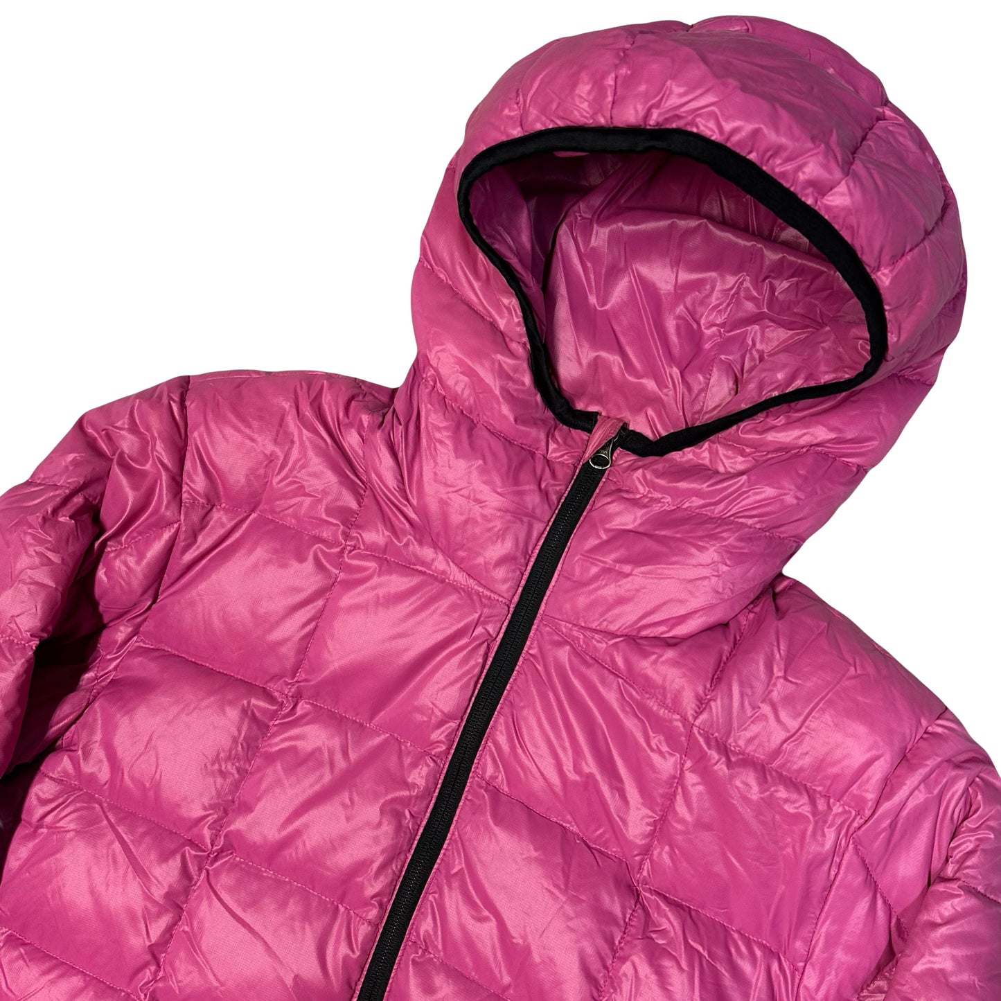 Camp 7 Square Stitch Puffer Jacket In Pink ( L )