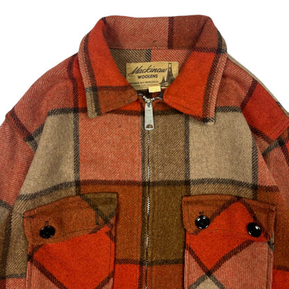 Vintage American Orange Wool Overshirt