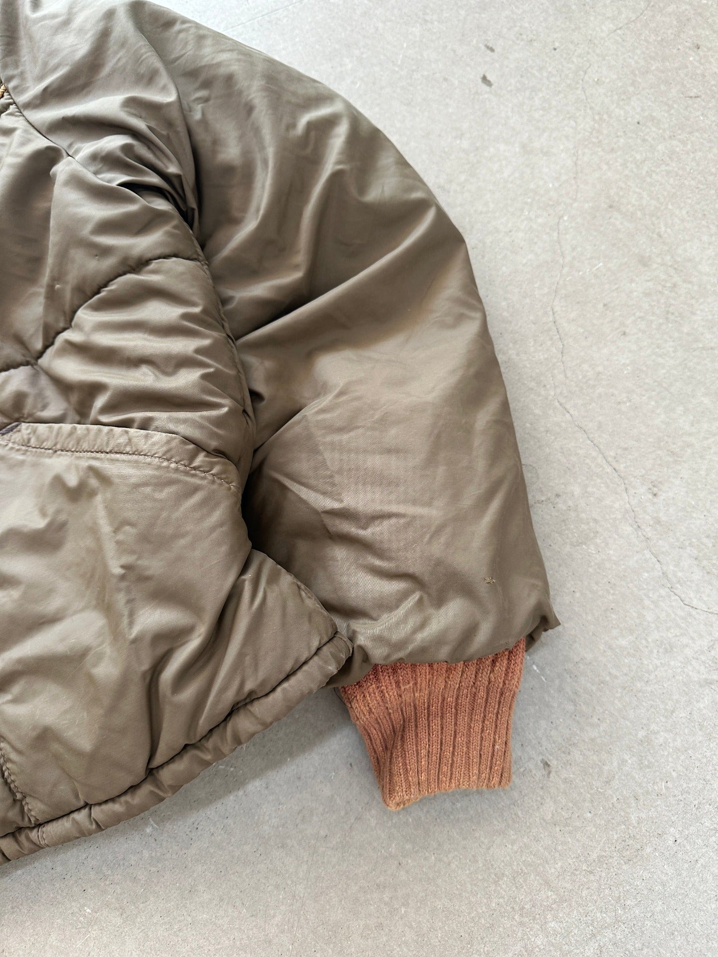 1970’s Double K Down Bomber - S | Small, Red