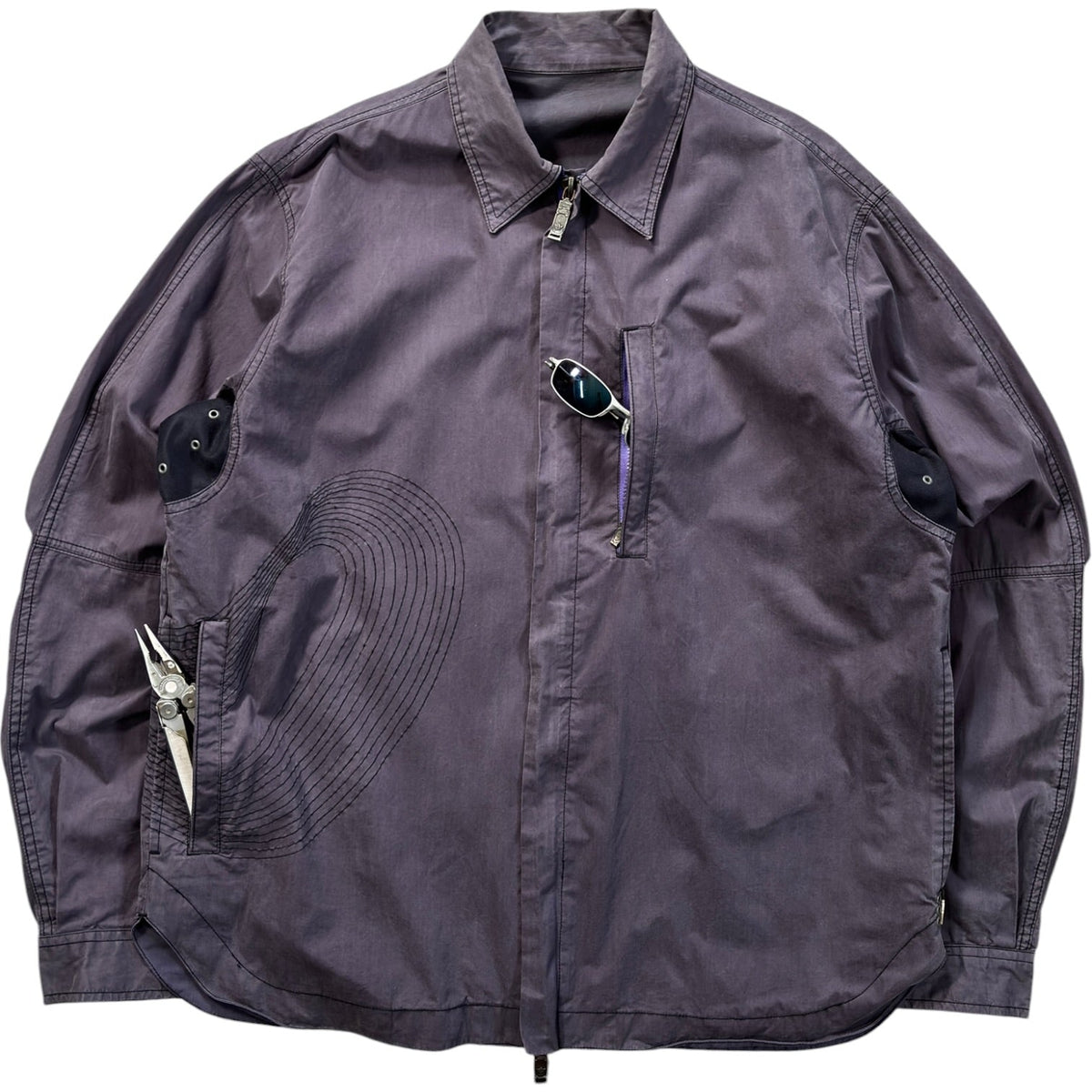 Maharishi 00’s Embroidered Utility Jacket XL | XL, Multicoloured