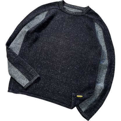 Armani Jeans 00’s Cotton Knit Two Tone Jumper M | Medium, Multicoloured