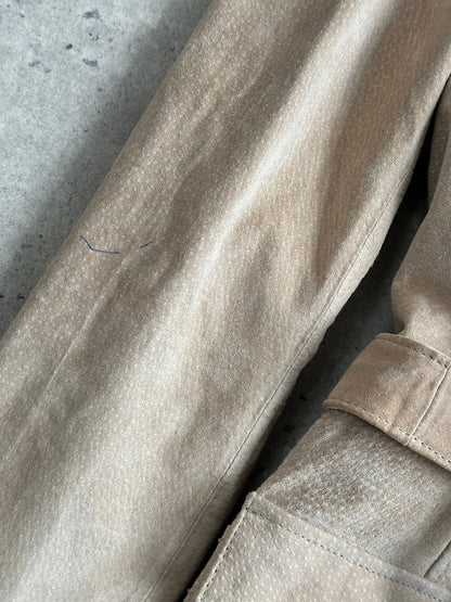 Vintage Belted Suede Jacket - M