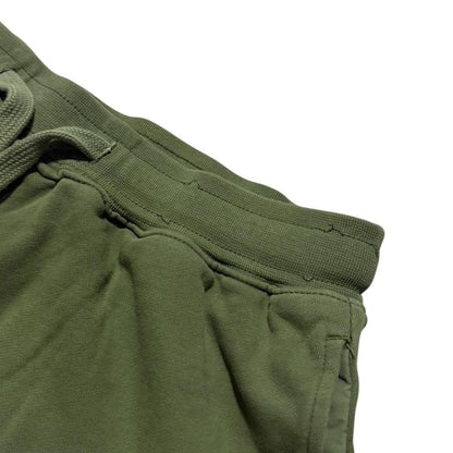 Stone Island Printed Cotton Shorts | Large, Olive Green