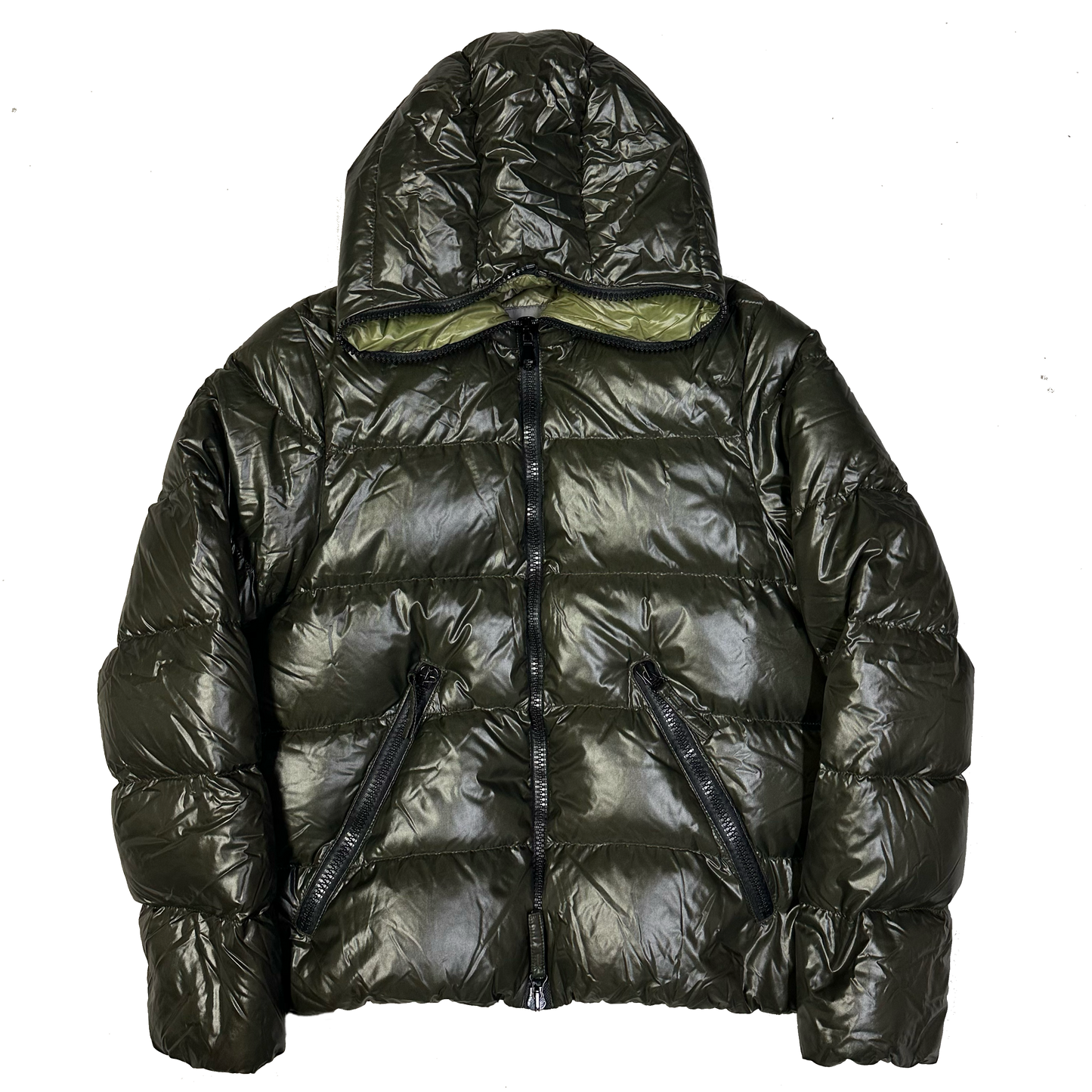 Duvetica Puffer Jacket In Khaki Green ( M )
