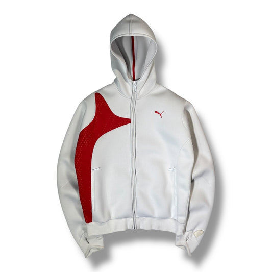 Puma Mostro 00’s Neoprene Perforated Hoodie L | Large, Red