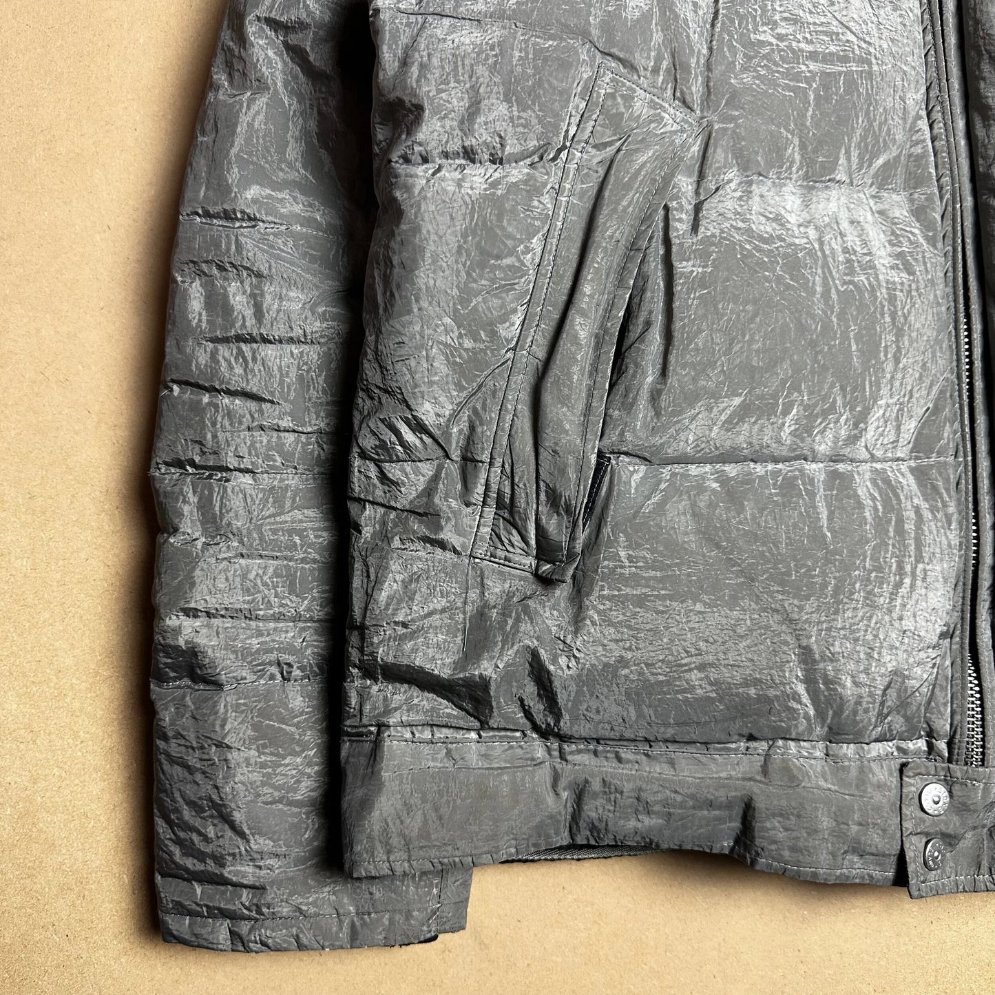 2006 NYC Flagship Store Stone Island For Nokia Stainless Steel Pure Metal Shell Jacket