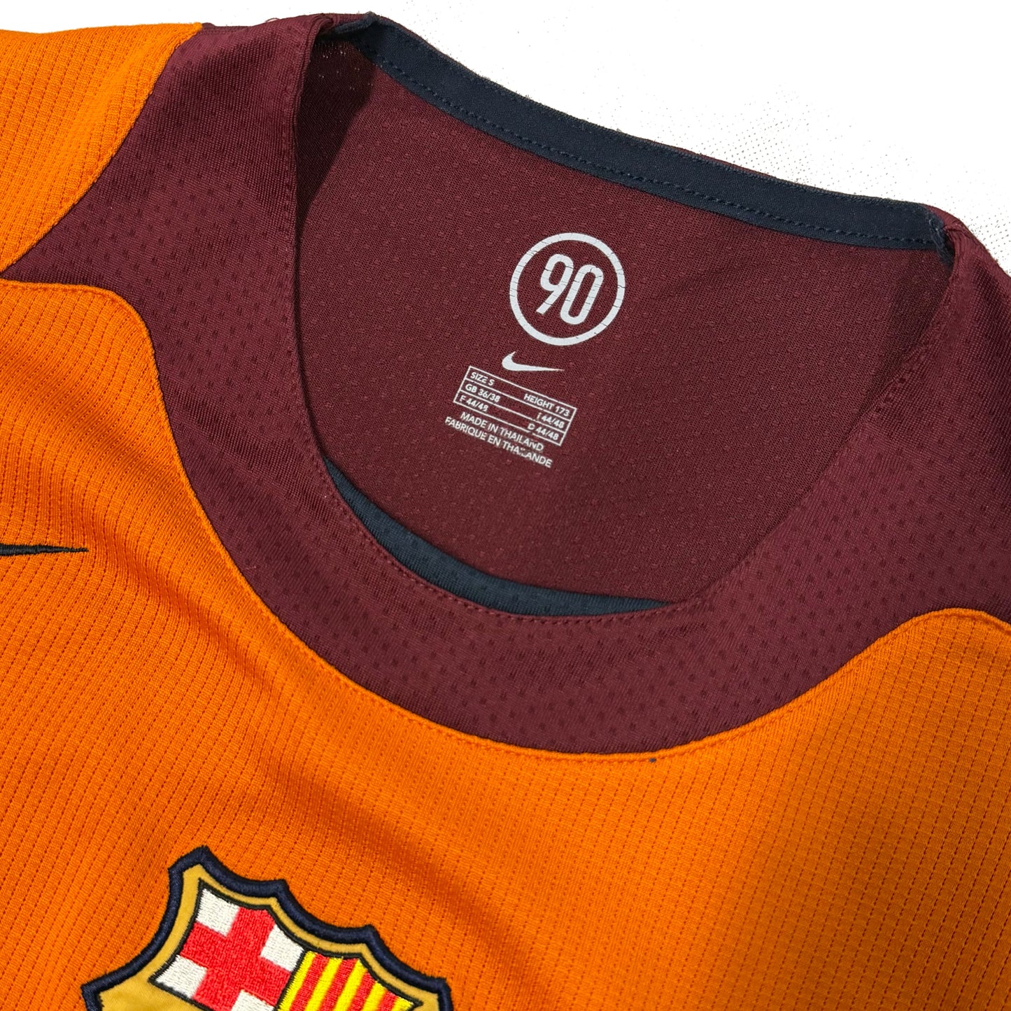 Nike Total 90 Barcelona 2004/05 Vest In Orange (S) | Nike, Orange