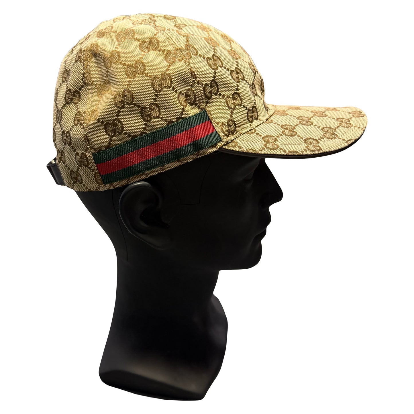Gucci Monogram Cap In Tan (L) | O/S, Tan