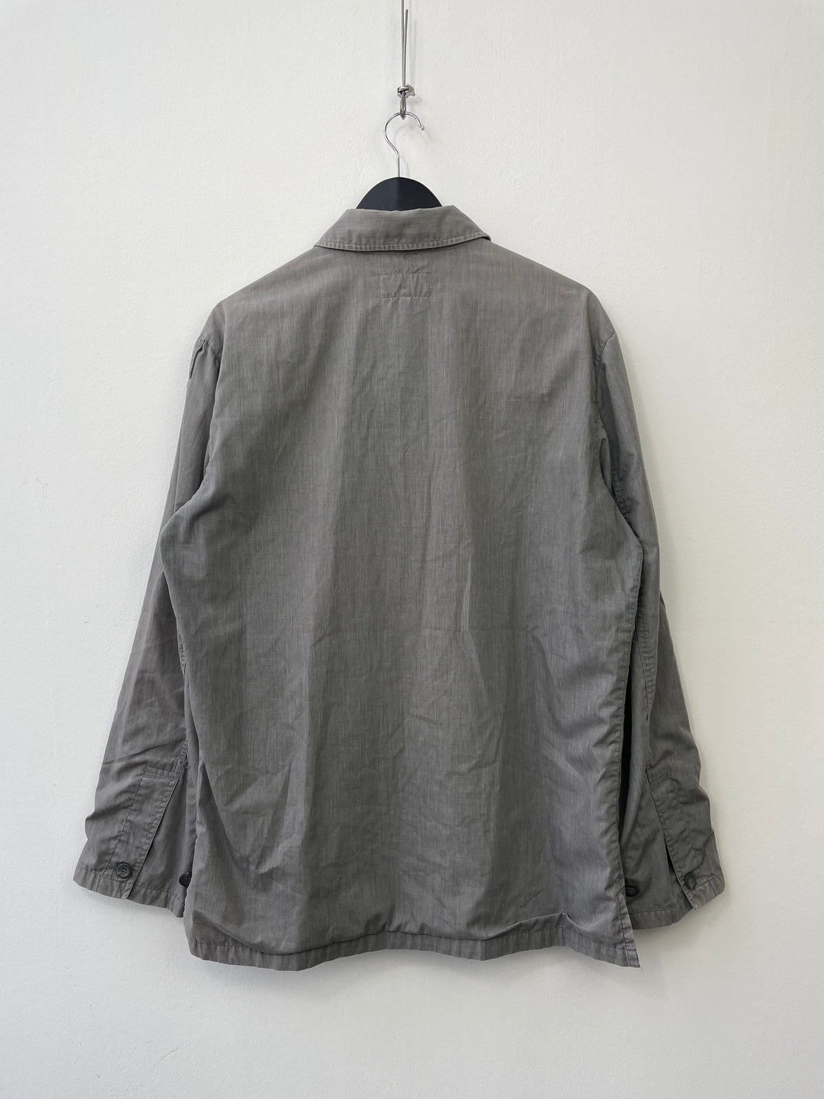 Armani Jeans 90s Zip-Through Overshirt Jacket | X-Large, Grey