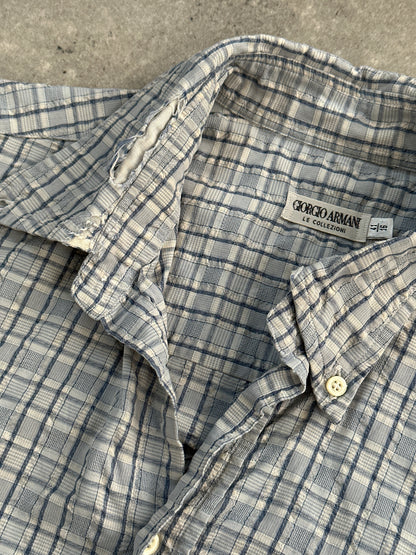 Giorgio Armani Check Pure Cotton Shirt - L