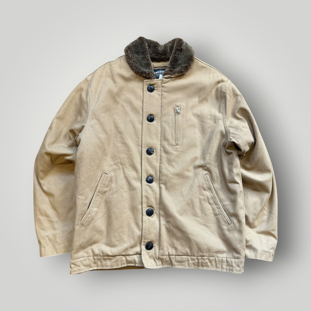 Frizmworks Cotton Canvas Deck Jacket M | O/S, Beige