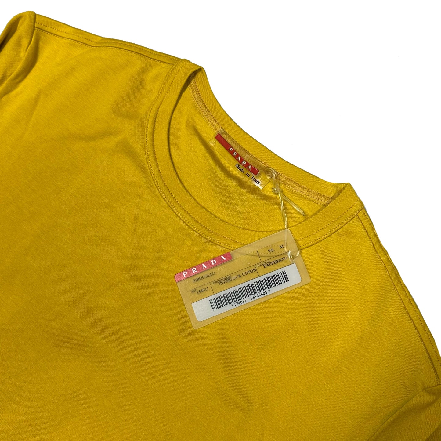 Prada Women’s Long Sleeve Shirt In Yellow ( M )