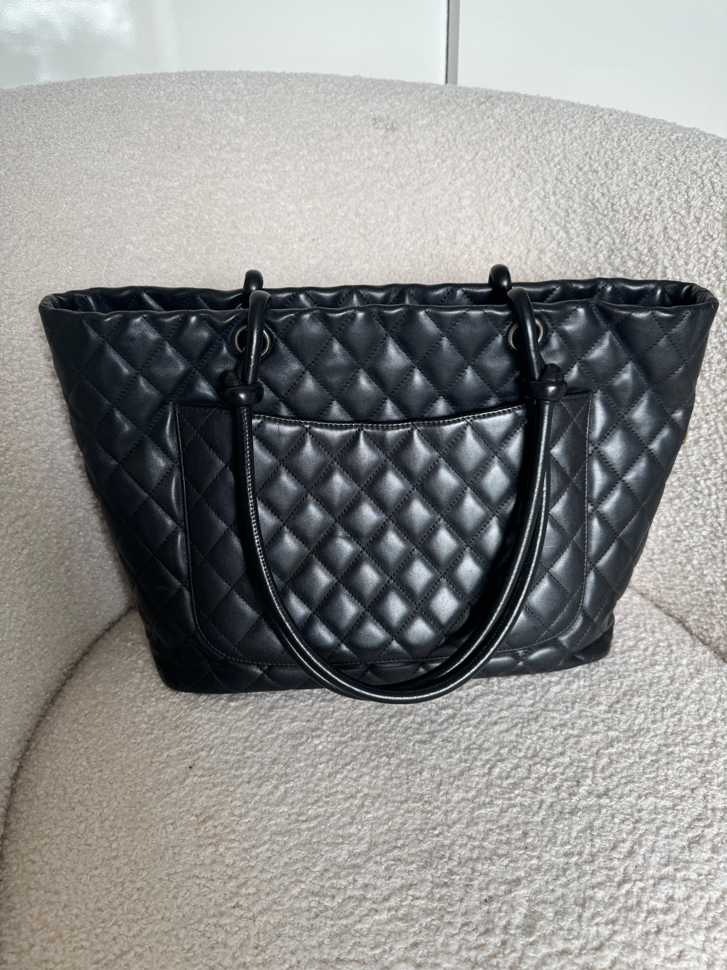 2000s Chanel Cambon B&W Tote Bag | O/S, Multicoloured
