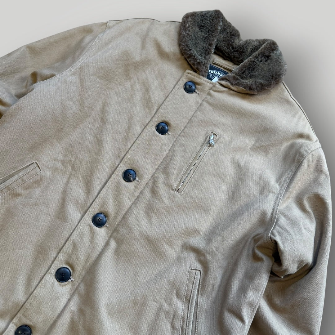 Frizmworks Cotton Canvas Deck Jacket M | O/S, Beige