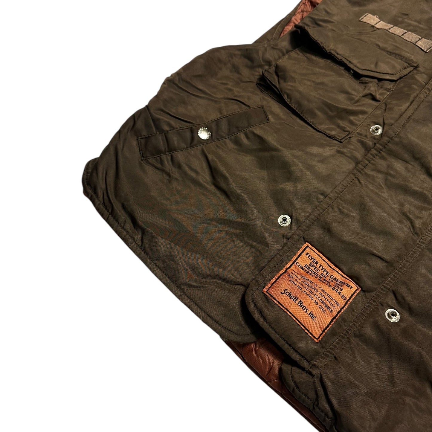 Schott NYC Brown Flight Gilet